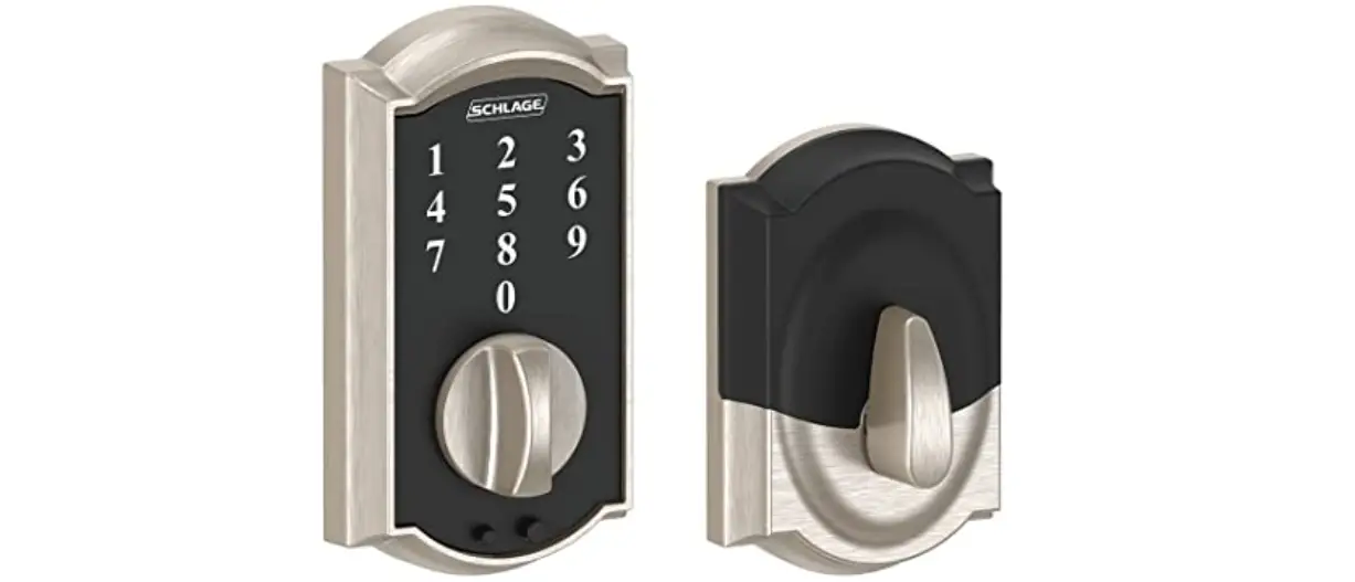 Schlage Keyless Touchscreen Deadbolt [be375] Instructions Manual