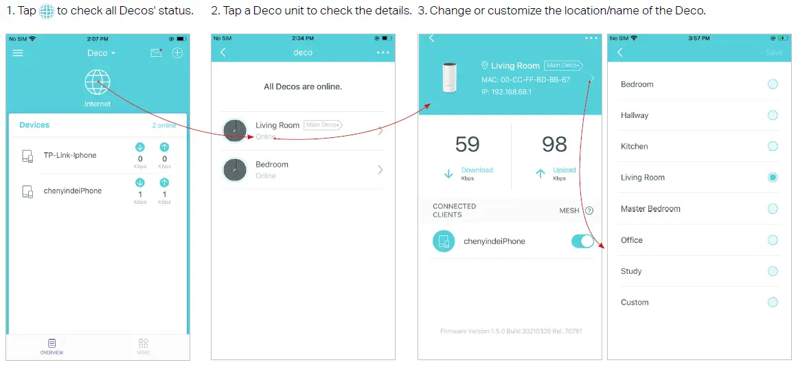 tp-link M4V4 AC1200 Whole Home Mesh Wi-Fi System fig 16