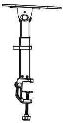 Gear4music MS-25 Desk Clamp Monitor Speaker Stands Fig3