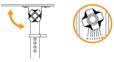 Gear4music MS-25 Desk Clamp Monitor Speaker Stands Fig8