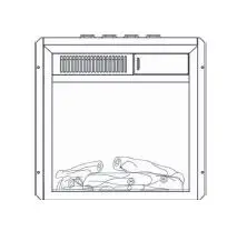 GYMAX GYM06610 58 Inch Fireplace TV Stand pro