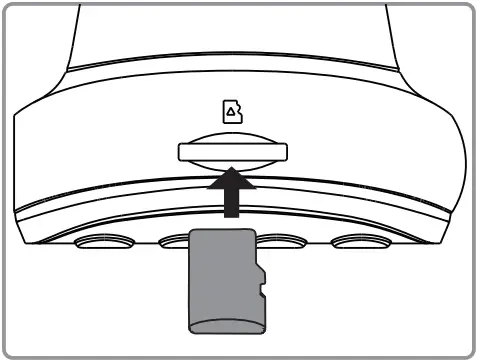 Z-EDGE Z3D - Inserting memory card