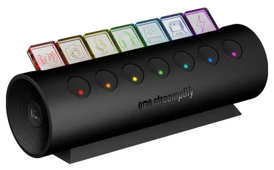 streamlify HUB CTRL 7 7-Port RGB USB Power Hub