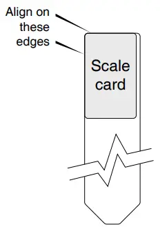Scale card