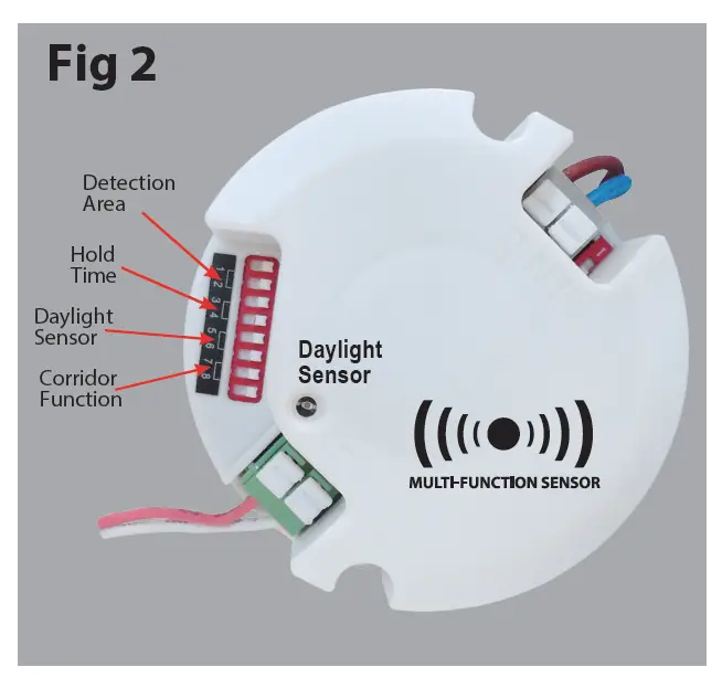 saxby lighting 77900 Forca CCT Stepped Dim LED Bulkhead fig 3