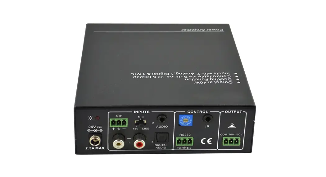 Kanexpro Ap3dbl 3-input Audio Amplifier Instruction Manual Kanexpro Ap3dbl 3-input Audio Amplifier Instruction Manual
