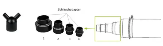 ZIPPER ZI ASA550ESA Dust Collector - adapter
