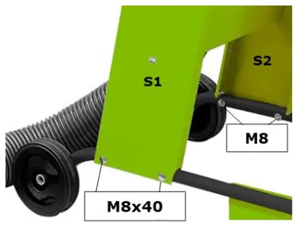 ZIPPER ZI ASA550ESA Dust Collector - base