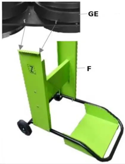 ZIPPER ZI ASA550ESA Dust Collector - frame