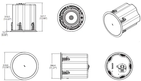 CMS Series Model Dimensions