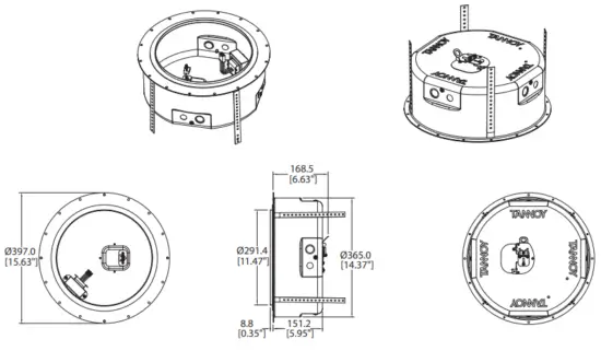 CMS Series Model Dimensions