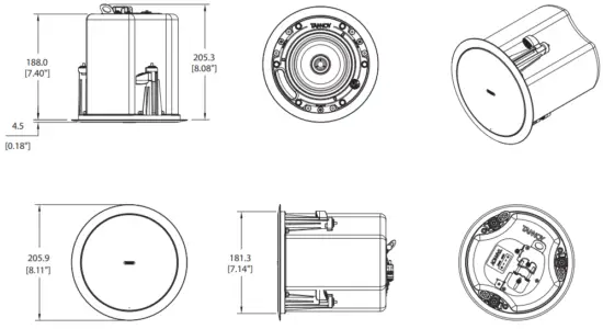 CMS Series Model Dimensions
