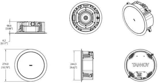 CMS Series Model Dimensions