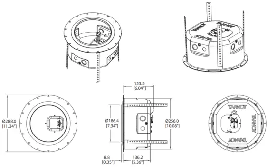CMS Series Model Dimensions