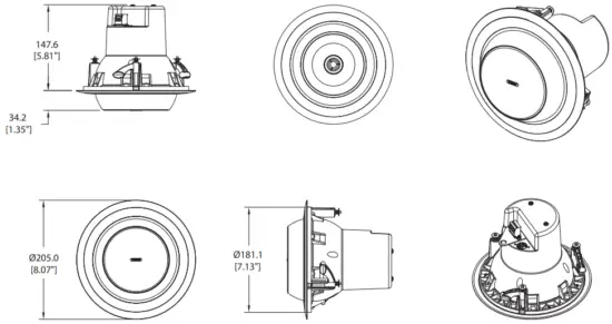 CMS Series Model Dimensions