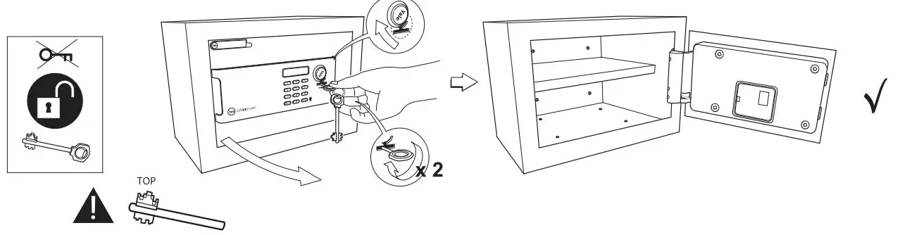 Yale YL074 Electronic Safe Large Locker 1