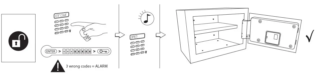 Yale YL074 Electronic Safe Large Locker 5
