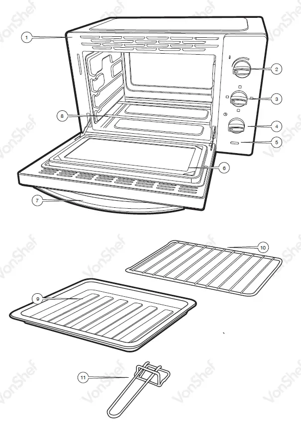 VonHaus-2000146-30L-Electric-Multi-Function-Cooker-FIG-1