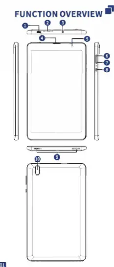 HEZIRE HPAD Lite 8 Inch Tablet PC-FIG-1