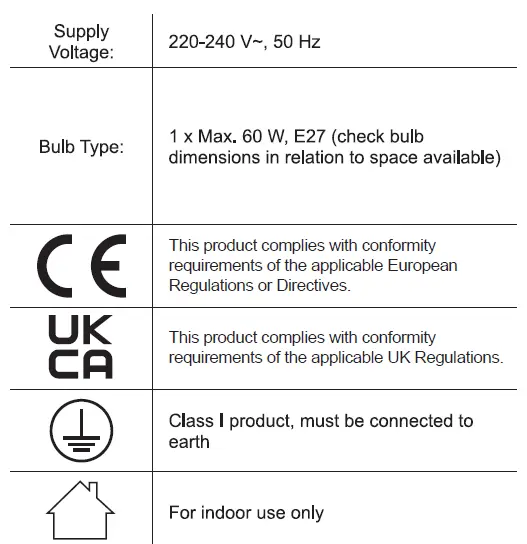 colours J36002XY Ceiling Fan with Lights-FIG-1