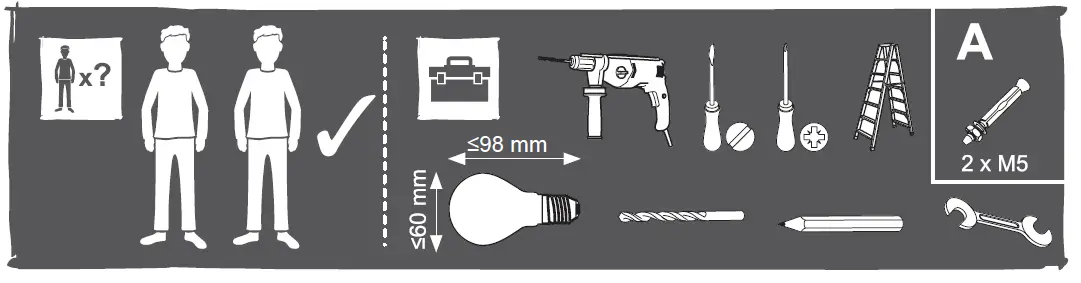 colours J36002XY Ceiling Fan with Lights-FIG-3