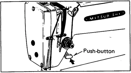 DB-189 - Adjustment of pressure on presser foot 2a