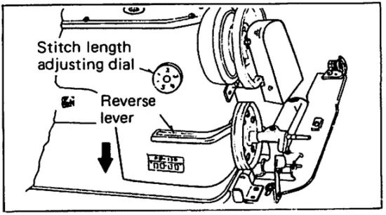 DB-189 - Adjustment of stitch length 1