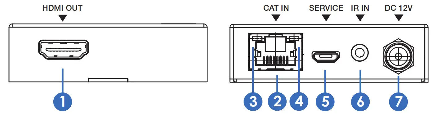 mealink HDMI Extender with One-Way IR HDM-2I