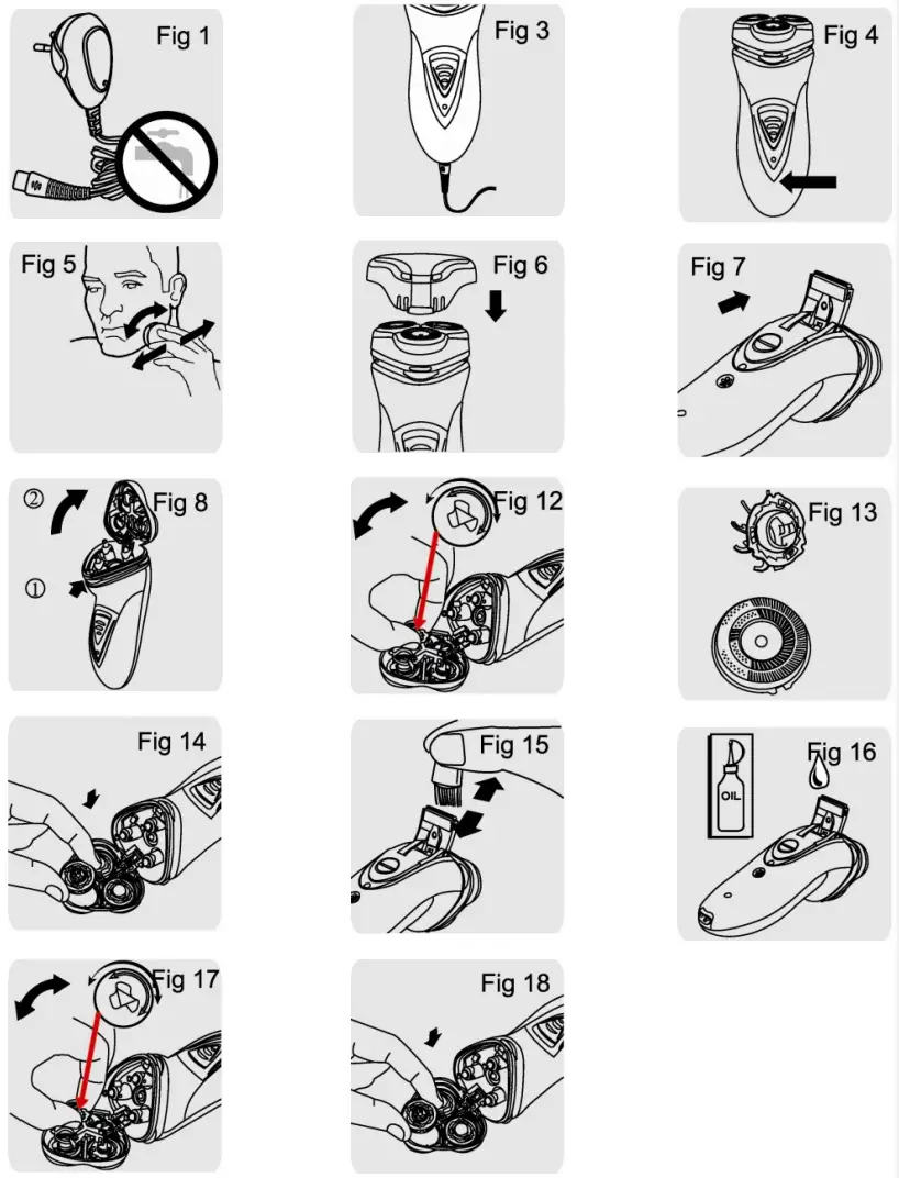 mesko MS 2920 Shaver for Men - Fig 1