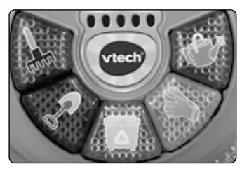 Five Light-Up Buttons