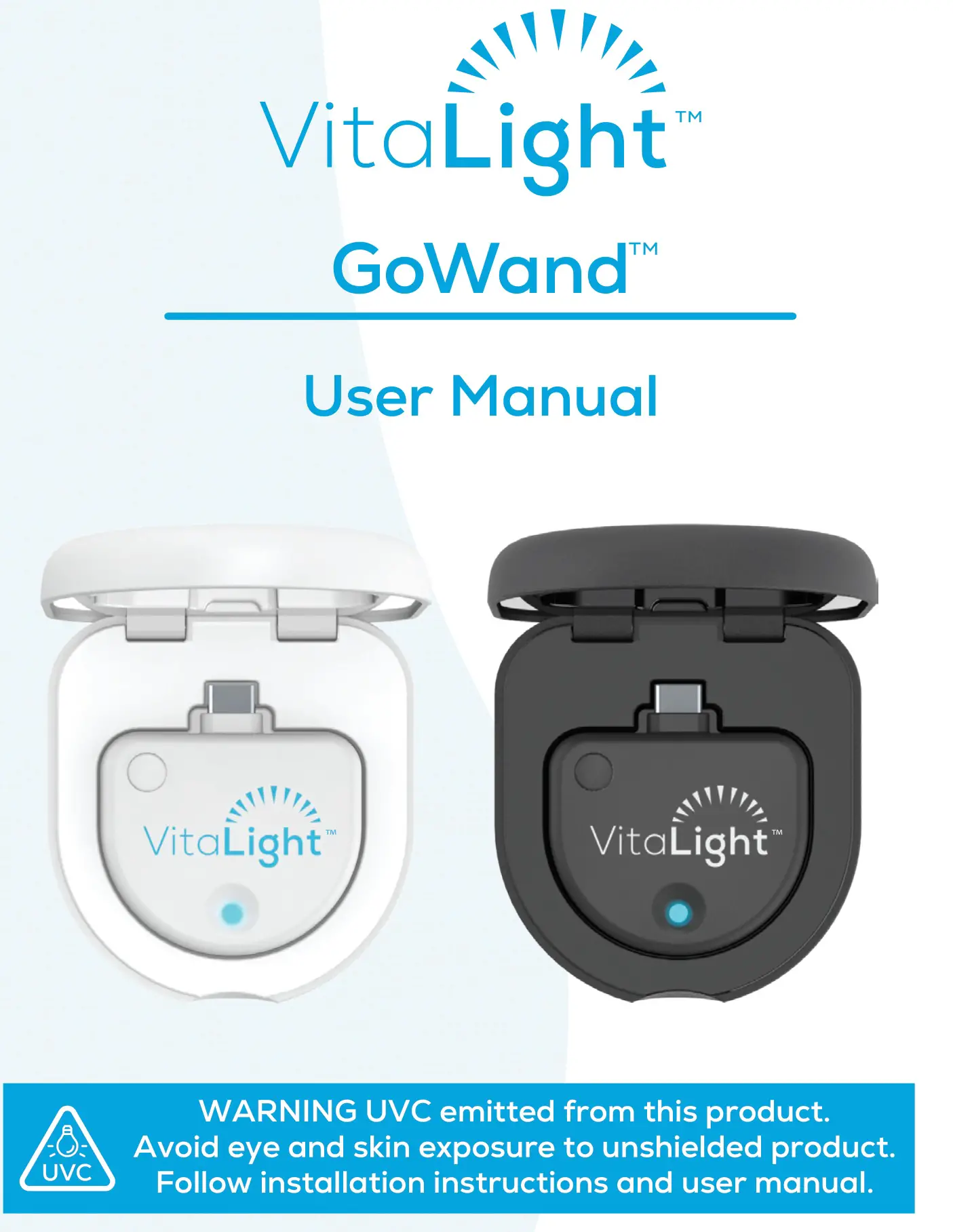 VitaLight GoWand Portable UVC LED Sanitizer User Manual