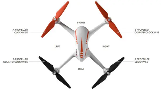 Force 1 F200C SPECTER BrushLess Drone with GPS - figure 3