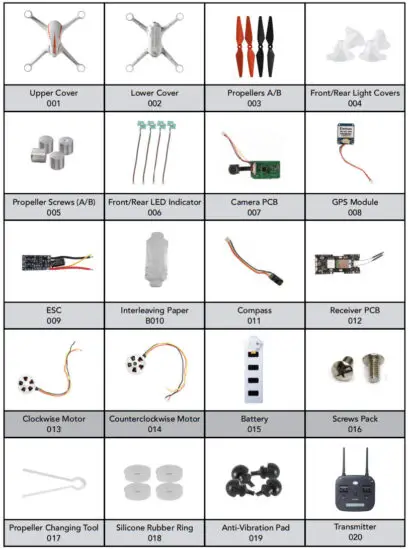 Force 1 F200C SPECTER BrushLess Drone with GPS - figure 30