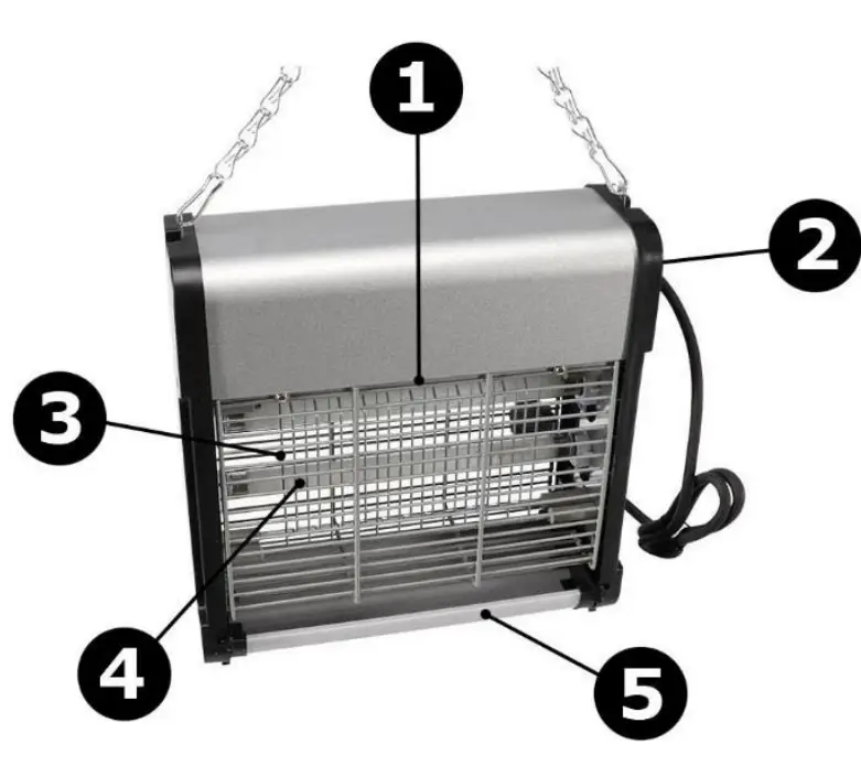 PEREL GIK07N1 ELECTRIC INSECT KILLER - Ovverview