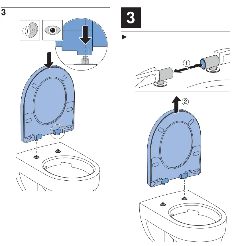 MASS DYNAMIC MD1610 Soft Close Toilet Seat - fig