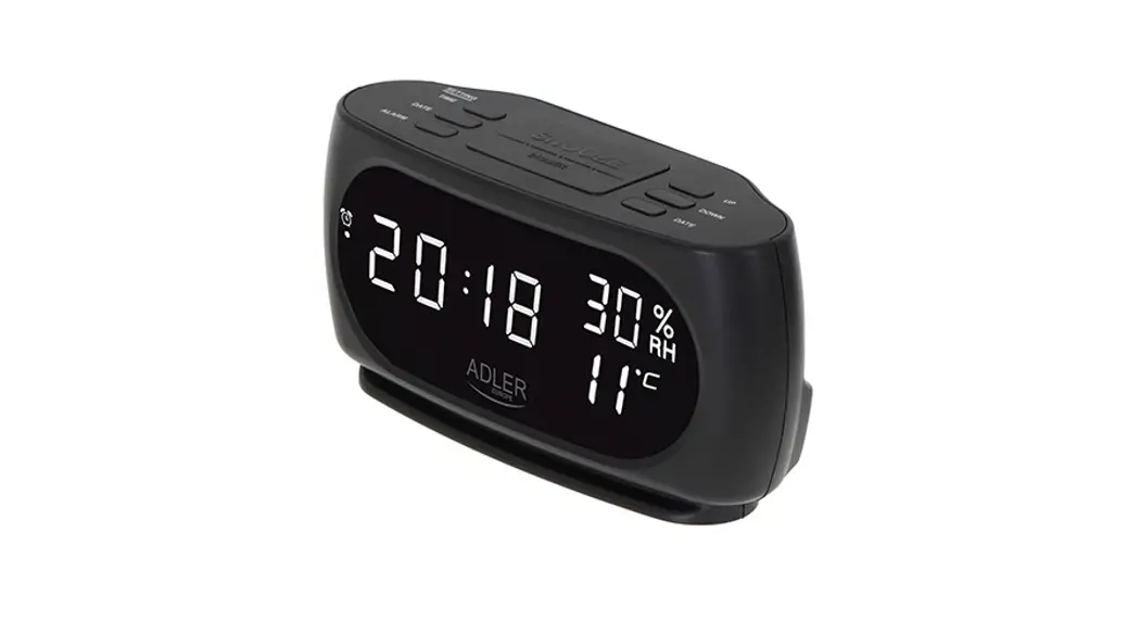 Adler Ad 1186 Led Clock With Thermometer User Manual