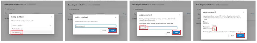 Select App password