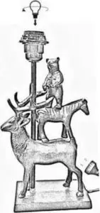 QAZQA Hjort Tre TL Black