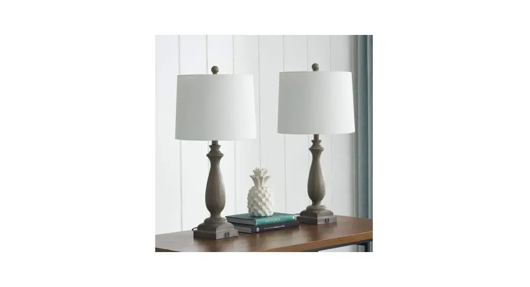 4modernhome T79 Salem 27 In. Gray Table Lamp Set Instruction Manual 4modernhome T79 Salem 27 In. Gray Table Lamp Set Instruction Manual