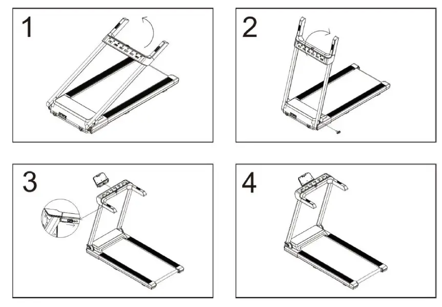 Conate 47364799 Steel Foldable Electric Motorized Treadmill FIG 3
