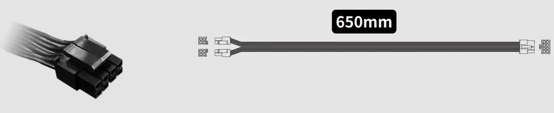 InWin CB1250W Platinum Modular Power Supply - Cable Information 2