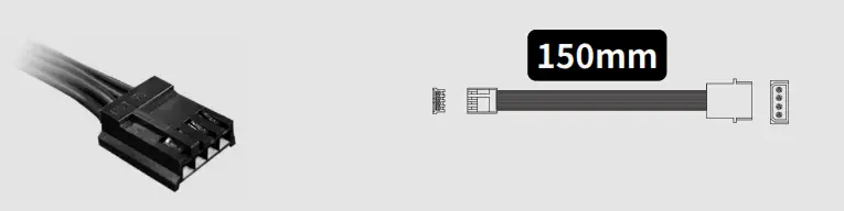 InWin CB1250W Platinum Modular Power Supply - Cable Information Cable Information6