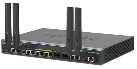 LANCOM SYSTEMS 1926VAG-5G Perfectly Connected with VOIP Routers