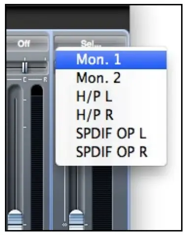 Focusrite Scarlett 18i6 USB Audio Interface - Audio source select 5