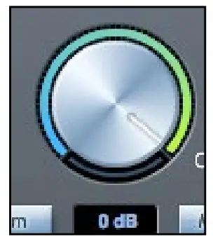 Focusrite Scarlett 18i6 USB Audio Interface - Monitor level control knob