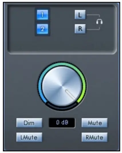 Focusrite Scarlett 18i6 USB Audio Interface -Monitor section