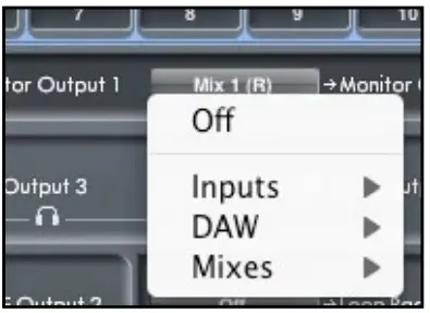 Focusrite Scarlett 18i6 USB Audio Interface -output