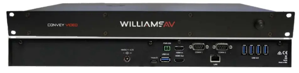 WILLIAMS AV TL S20 Convey Video Real-time Translation Hardware
