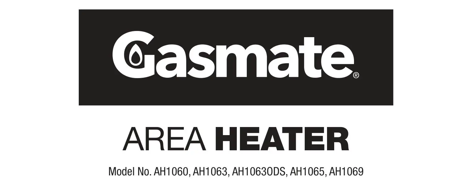 Gasmate AH Series Area Heater User Guide