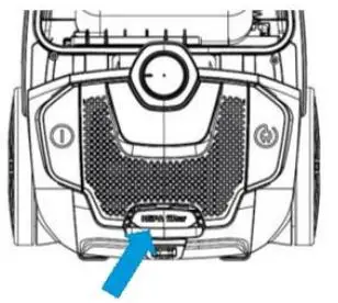 GUTFELS CLEAN 2010 Vacuum cleaner - Changing the HEPA filter (outlet filter)